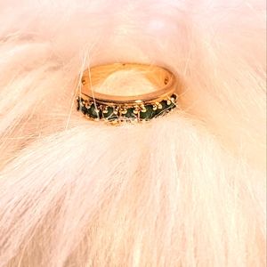 Vintage .7 Tcw Peridot Technibond Size 7 Ring